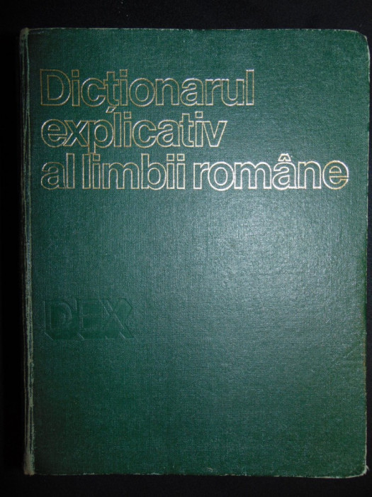 Dictionarul expilcativ al limbii romane DEX