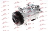 Compresor AC nou Peugeot 2008, 208, 3008, 5008, motor: 1.2 PureTech, tip Denso: 6SEL16C, Diam. fulie (mm) 119, SRLine, 9805658880; 9806029580