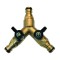 Conector Furtun Alama Y 3 Căi cu Robinet