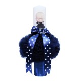 Cumpara ieftin Lumanare Botez cu Bebe Sef Bleumarin - LB41