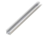 Profil modular LED &icirc;ncastrat alb 1m TOPMET LINEA-IN20 aluminiu