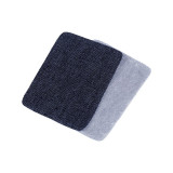 Petic termoadeziv Jeans, 5,3 x 7,9 cm, Bleumarin