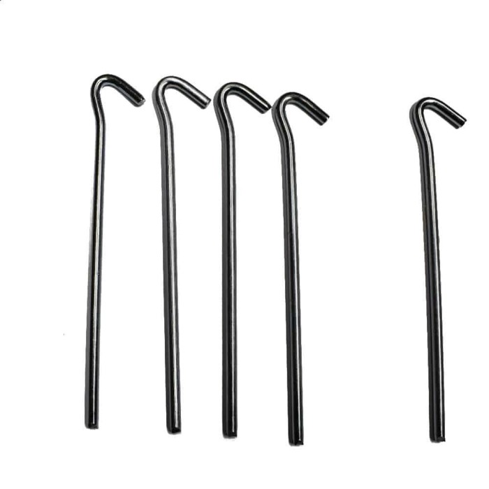 Picheți Cort, Set 5 Bucăți, Dreikant, 30cm, Zincați