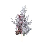 Cumpara ieftin Decoratiune - Deco Spra Mix Berries Snow, Green/white - 50 cm | Kaemingk