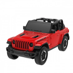 Masinuta Rastar, Jeep Wrangler Rubicon, Rosu, 1:43