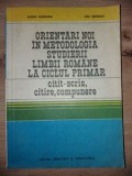 Orientari noi in metodologia studierii limbii romane la ciclul primar- Eugen Budeanu