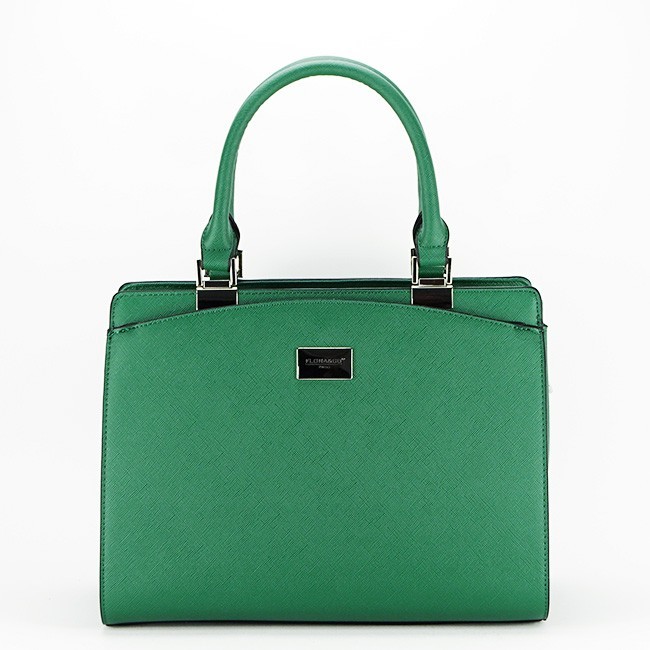 Geanta medie verde Jeffery 13