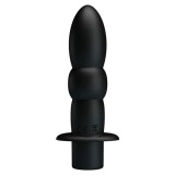 Pretty Love Wyatt Black - Vibrator Anal cu 10 Programe, 11,5 cm, Orion