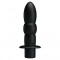 Pretty Love Wyatt Black - Vibrator Anal cu 10 Programe, 11,5 cm