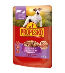 Propesko Dog Plic vita-iepure in sos 100 g foto