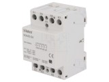 Contactor: 4-polar pentru instalații 40A 230VAC cu 4 contacte normal &icirc;nchise