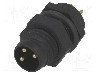 Conector M8, 3 pini, clasa etanseitate IP67, AMPHENOL - 8P-03PMMP-SF7001