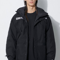 The North Face geacă Gore - Tex Mountain Insulated Jacket bărbați, culoarea negru, de tranziție, oversize, NF0A831KJK31