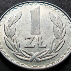 Moneda 1 ZLOT - POLONIA, anul 1986 *cod 2813 B