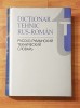 Dictionar tehnic rus - roman. Coordonator: Horia Zava