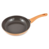 Cumpara ieftin Tigaie ceramica 24 cm din aluminiu turnat, pentru inductie, Zass Gourmet Crem