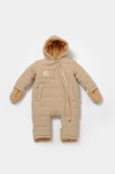 Cumpara ieftin Salopeta de iarna pentru bebelusi, Winter muselin, 100% bumbac - Apricot, BabyCosy (Marime: 12-18 Luni)