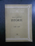 Studii si articole de istorie. Nr. LIII-LIV, anul 1986