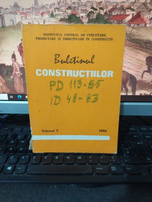 Buletinul Construcțiilor, volumul 7, 1986, Prescripții tehnice, Norme deviz, 039 foto