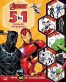 Disney. Marvel. Avengers. 5 in 1. Coloram supereroii. Peste 60 de autocolante! - Litera