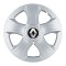Set 4 Capace Roti 16 inchi (R16) Bis Gri, Compatibile Cu Renault