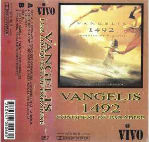 Casetă audio Vangelis &amp;lrm;&amp;ndash; 1492-Conquest Of Paradise foto