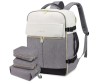Rucsac Voiaj LOVEVOOK 40L, 47x31x20cm, Gri, Bagaj de Mana Avion (Ryanair, Wizz Air), Compartiment Laptop 17 inch - RESIGILAT