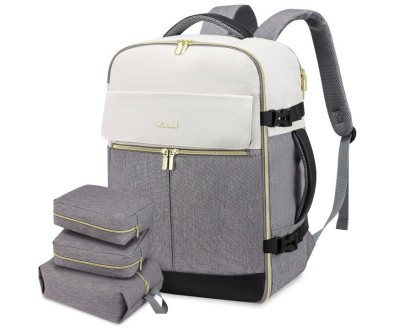 Rucsac de voiaj LOVEVOOK, 40L, 47 x 31 x 20 cm, gri - RESIGILAT foto