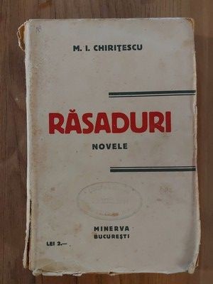 Rasaduri Nuvele M.I.Chiritescu foto