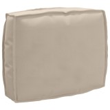 Cumpara ieftin Pernă pentru spătar din paleți Gri taupe 50 x 40 x 12 cm