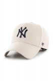 47brand șapcă MLB New York Yankees culoarea galben, cu imprimeu, 47 Brand