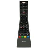 Telecomanda pentru LED HORIZON RM-C3184 cu netflix, neagra cu functiile telecomenzii originale