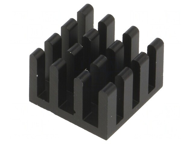 Radiator Extrudat Negru 15x15x10mm Aluminiu