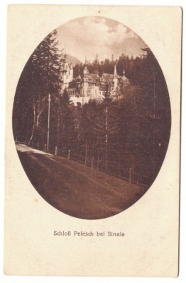 3462 - SINAIA, Peles Castle, Romania - old postcard - unused foto