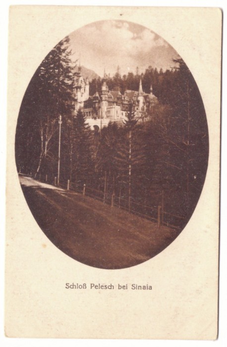 3462 - SINAIA, Peles Castle, Romania - old postcard - unused