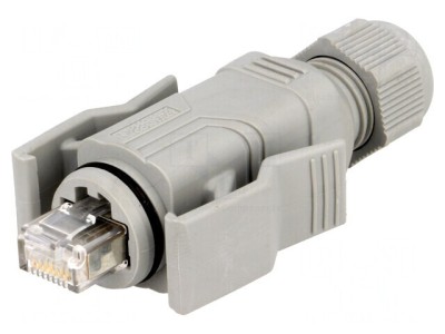Mufă RJ45 Cat 5e Ecranată IP67 8P8C foto