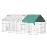 PawHut Țarc pentru Animale cu &Icirc;nvelitoare și Uși, 220x103x103 cm, Verde | Aosom Romania