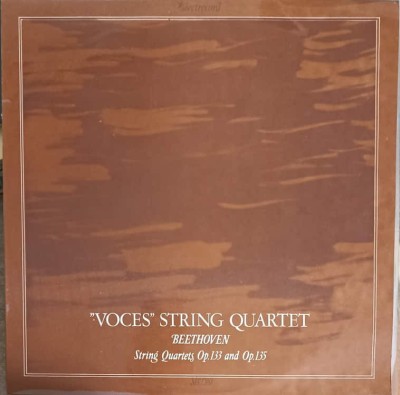 Disc vinil, LP. VOCES STRING QUARTET. STRING QUARTES OP.133 AND OP.135-LUDWIG VAN BEETHOVEN-218240 foto