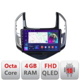 Navigatie Android Chevrolet Cruze 2013+ cu ecran QLED, 4GB RAM si 64GB