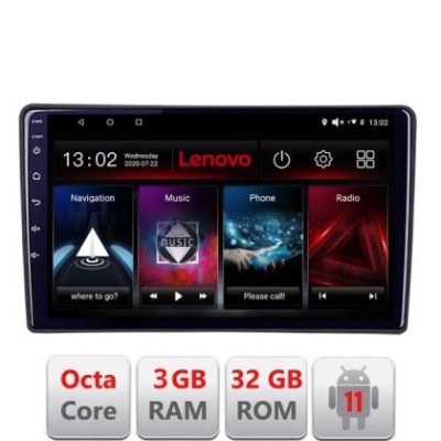 Navigatie Fiat Tipo 2015-2021 D-TIPO Octa Core cu Android Radio Bluetooth Internet GPS WIFI DSP 3+32 GB 4G KIT- LENOVO LITE CarStore Technology foto