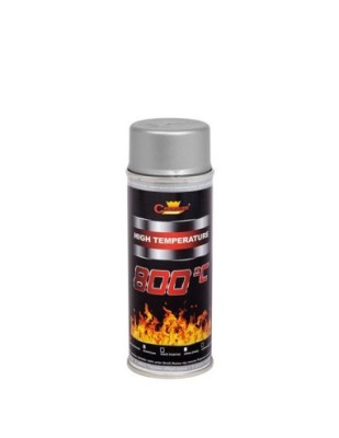 Vopsea spray temperaturi inalte Aluminiu (ral 9006), Champion Color, 400ml Argintiu foto