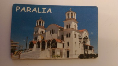XG Magnet frigider - tematica turistica - Grecia - Paralia foto