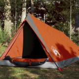 Gossi cort de camping pentru 2 persoane, gri/portocaliu, impermeabil