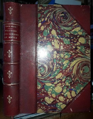 Emile Reaux-Histoire des barons de Maule1893-prima editie foto