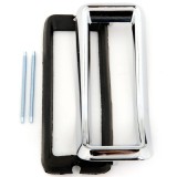 Cadru cromat pentru faruri spate cu garnitura, potrivit pentru Ford Mustang 67 Performance AutoTuning