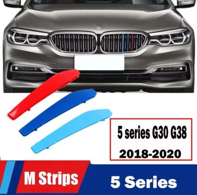 Set ornamente plastic grila fata compatibil BMW seria 5 2018- 2020 G30 G38 foto
