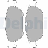 DELPHI LP2238 set placute frana,frana disc