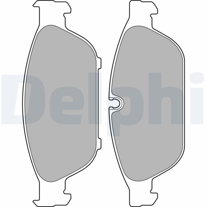 DELPHI LP2238 set placute frana,frana disc