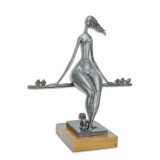 Nud modern -statueta din bronz pe un soclu din marmura BE-23, Nuduri