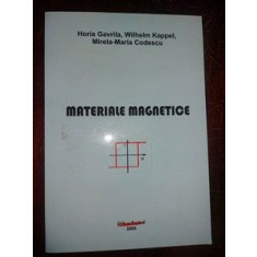 Materiale magnetice- Horia Gavrila, Wilhelm Kappel